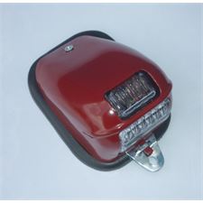 REAR LIGHT - METAL - COMPLETE - (RED)